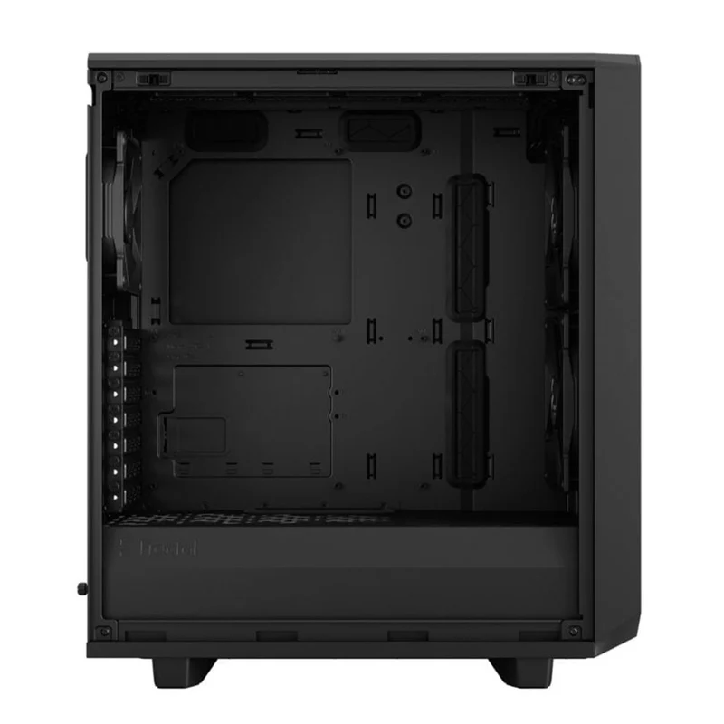 Fractal Design Meshify 2 Compact Computer Case (Black Solid, Black TG Light Tint) (FD-C-MES2C-01, FD-C-MES2C-03)