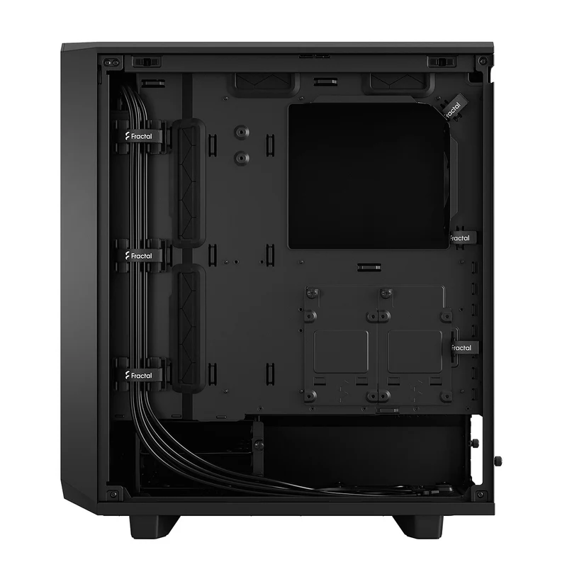 Fractal Design Meshify 2 Compact Computer Case (Black Solid, Black TG Light Tint) (FD-C-MES2C-01, FD-C-MES2C-03)