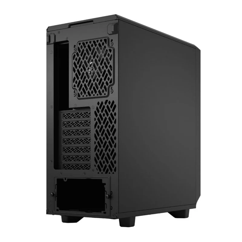 Fractal Design Meshify 2 Compact Computer Case (Black Solid, Black TG Light Tint) (FD-C-MES2C-01, FD-C-MES2C-03)