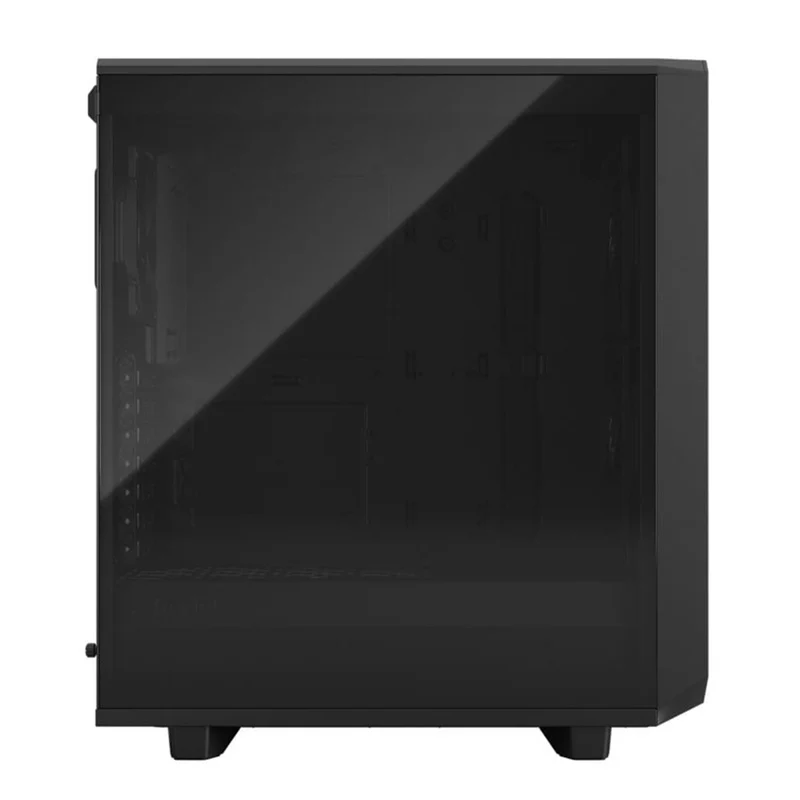 Fractal Design Meshify 2 Compact Computer Case (Black Solid, Black TG Light Tint) (FD-C-MES2C-01, FD-C-MES2C-03)