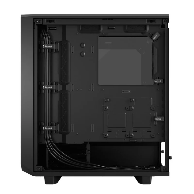 Fractal Design Meshify 2 Compact Computer Case (Black Solid, Black TG Light Tint) (FD-C-MES2C-01, FD-C-MES2C-03)