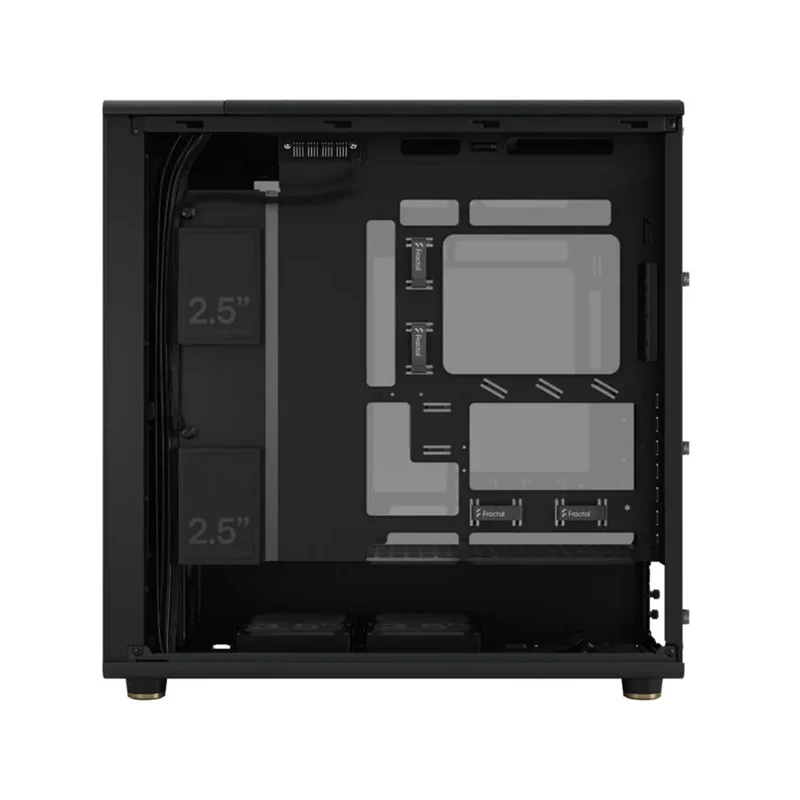 Fractal Design North XL RC Version Computer Case (RC Charcoal Black TG Dark Tint, RC Chalk White TG Clear Tint)