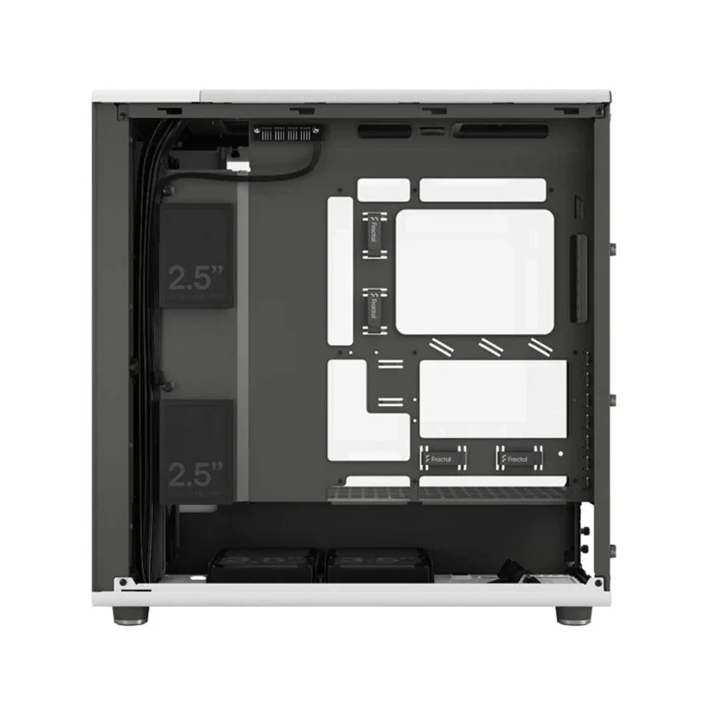 Fractal Design North XL RC Version Computer Case (RC Charcoal Black TG Dark Tint, RC Chalk White TG Clear Tint)