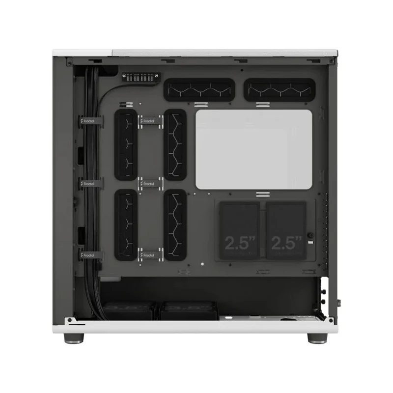 Fractal Design North XL Computer Case (Charcoal Black TG Dark Tint, Chalk White TG Clear Tint)
