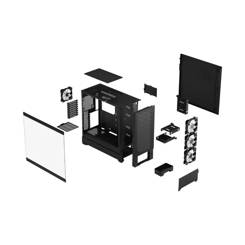 Fractal Design Pop XL Air Computer Case (RGB Black TG Clear Tint) (FD-C-POR1X-06)
