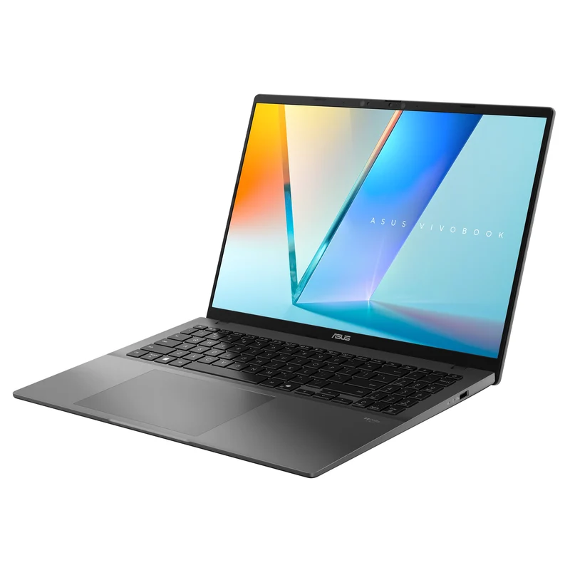 Asus Vivobook S16 S3607QA-PL003WSM Laptop (Matte Gray) | 16" 2.5K (2560x1600) 144Hz IPS | Snapdragon X X1 26 100 | 16GB RAM | 512GB SSD | Qualcomm Adreno GPU | Windows 11 Home | MS Office Home 2024 + MS 365 Basic + Asus AP4600 Backpack
