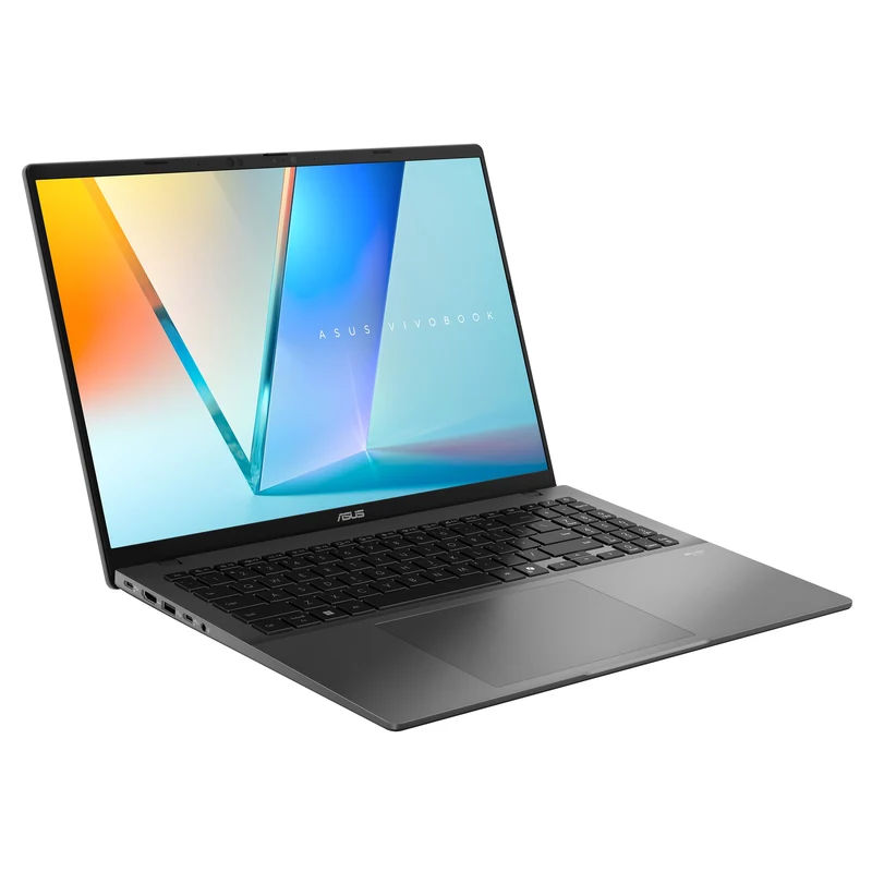 Asus Vivobook S16 S3607QA-PL003WSM Laptop (Matte Gray) | 16" 2.5K (2560x1600) 144Hz IPS | Snapdragon X X1 26 100 | 16GB RAM | 512GB SSD | Qualcomm Adreno GPU | Windows 11 Home | MS Office Home 2024 + MS 365 Basic + Asus AP4600 Backpack