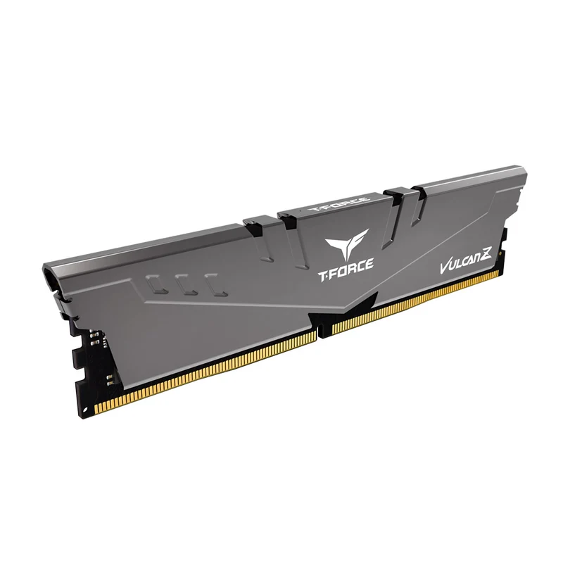 TeamGroup T-Force Vulcan Z 8GB (1x8GB) DDR4 3600MHz CL18-22-22-42 1.35V Desktop Memory (Grey) (TLZGD48G3600HC18J01)