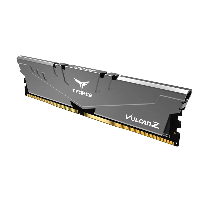 TeamGroup T-Force Vulcan Z 8GB (1x8GB) DDR4 3600MHz CL18-22-22-42 1.35V Desktop Memory (Grey) (TLZGD48G3600HC18J01)