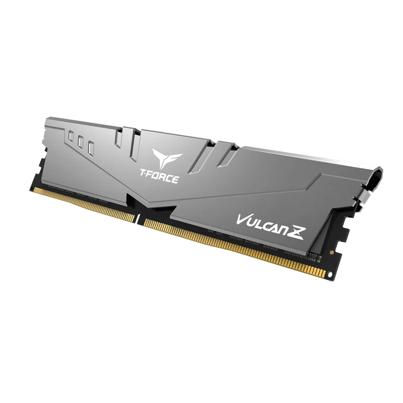 TeamGroup T-Force Vulcan Z 8GB (1x8GB) DDR4 3600MHz CL18-22-22-42 1.35V Desktop Memory (Grey) (TLZGD48G3600HC18J01)