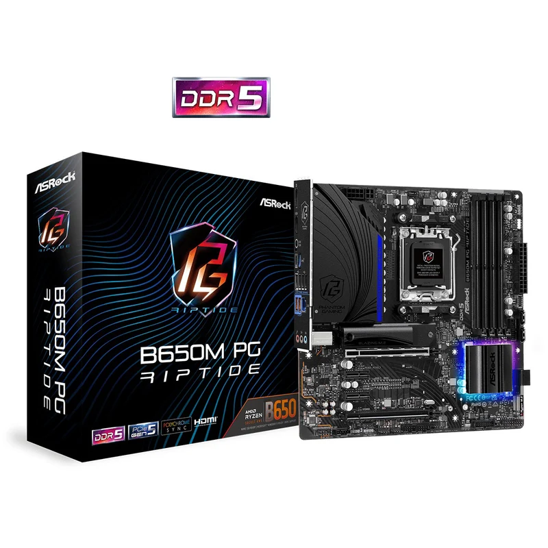 ASRock B650M PG Riptide WiFi DDR5 AMD Motherboard