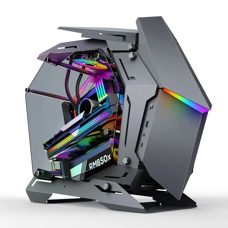 Jonsbo MOD-3 Mini Mech Warrior M-ATX Computer Case (Black)