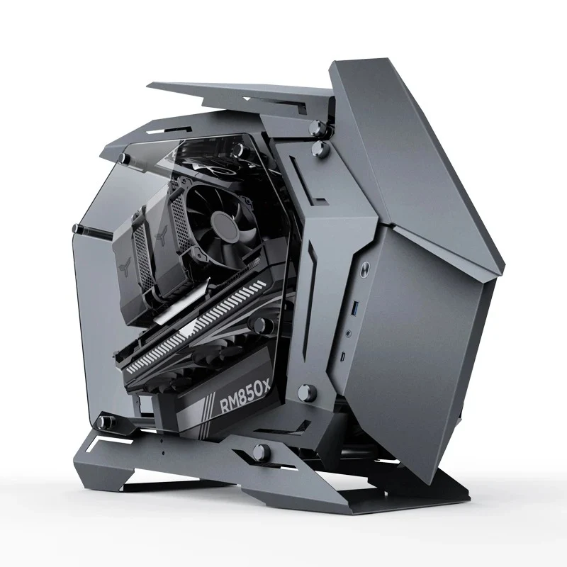 Jonsbo MOD-3 Mini Mech Warrior M-ATX Computer Case (Black)