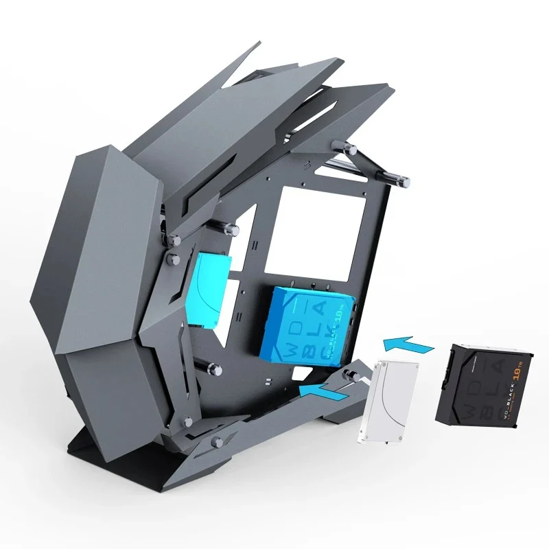 Jonsbo MOD-3 Mini Mech Warrior M-ATX Computer Case (Black)