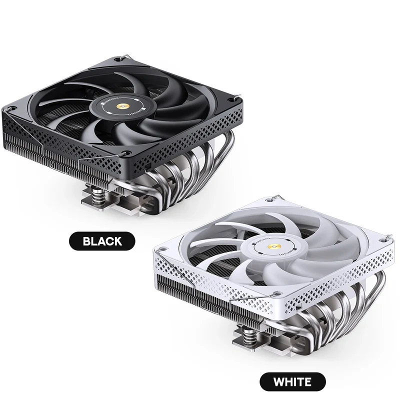 Jonsbo HP-600 Top Flow CPU Cooler (Black, White)