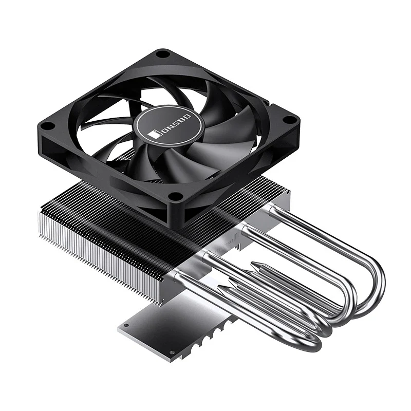 Jonsbo HP-400S Top Flow CPU Cooler (Black, White)