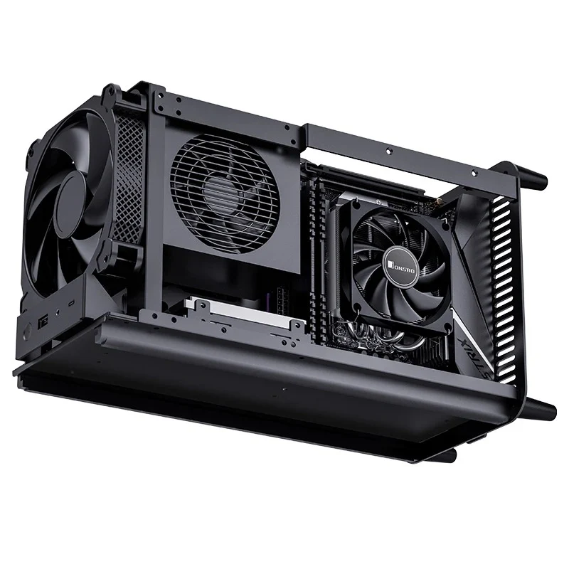 Jonsbo HP-400S Top Flow CPU Cooler (Black, White)