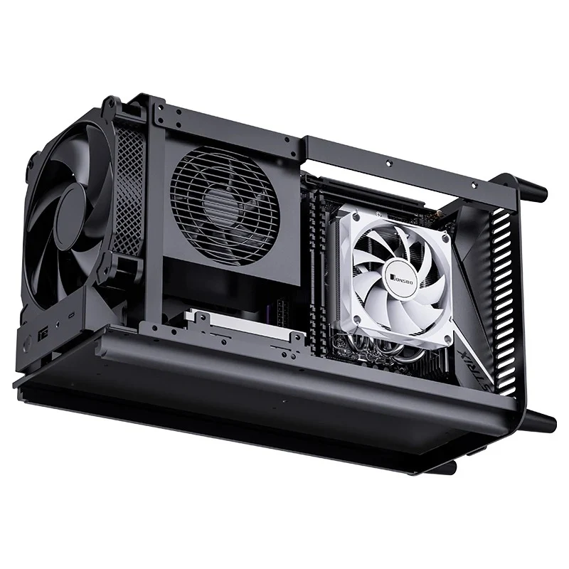Jonsbo HP-400S Top Flow CPU Cooler (Black, White)