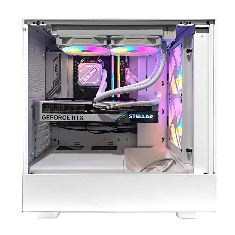 Sophos H5 Flow White Desktop Gaming PC | AMD Ryzen 7 7700X | 32GB RAM | 1TB SSD | RTX 5070 OC | Windows 11 Pro