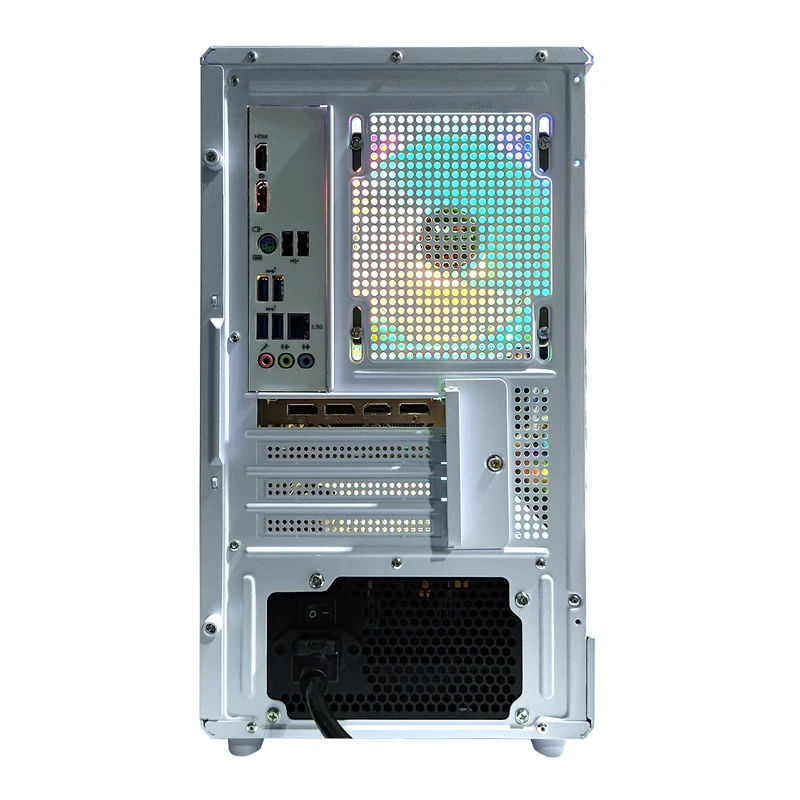 Alpha DB330M Mesh White Desktop Gaming PC | AMD Ryzen 5 5500GT | 16GB RAM | 512GB SSD | RX 6600 | Windows 11 Pro