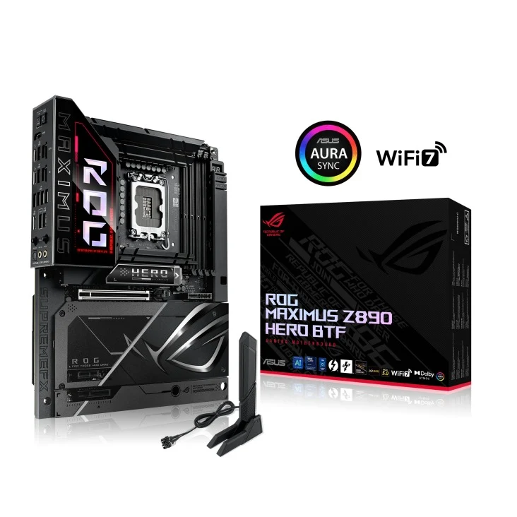 Asus ROG Maximus Z890 Hero BTF DDR5 Intel Gaming Motherboard