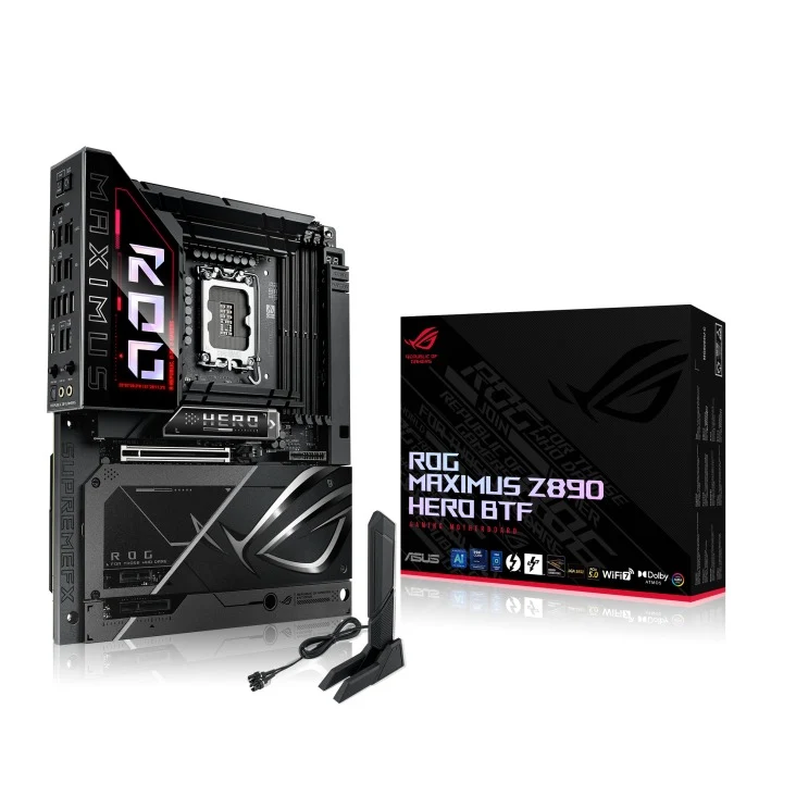 Asus ROG Maximus Z890 Hero BTF DDR5 Intel Gaming Motherboard
