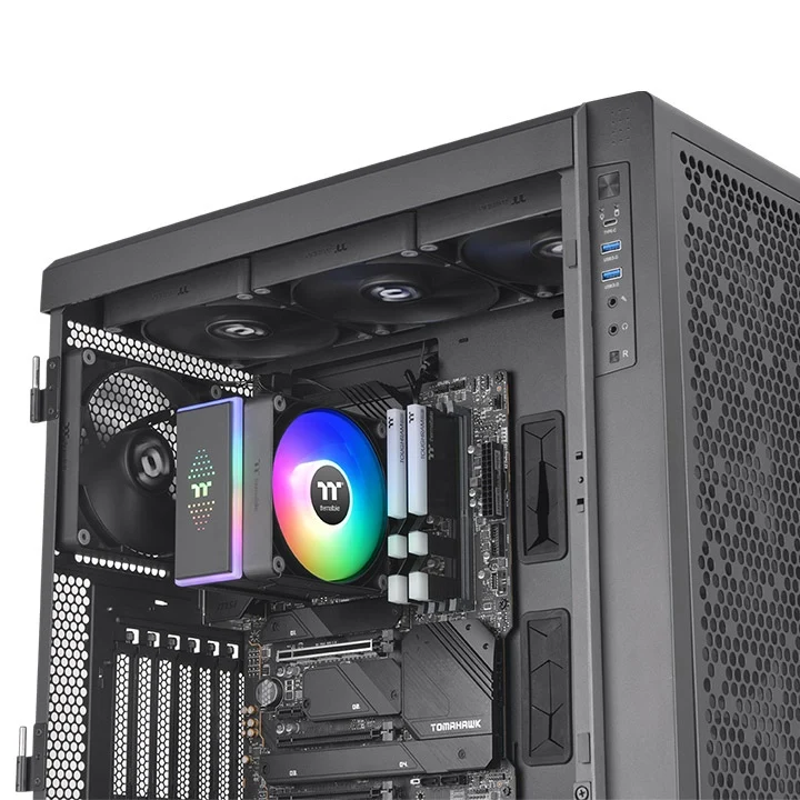Thermaltake Astria 400 ARGB Lightning CPU Cooler (Black) (CL-P120-CA12SW-A)