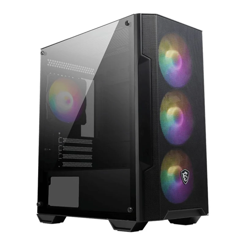 MSI MAG Forge M100A Micro-ATX Tower Case (Black)