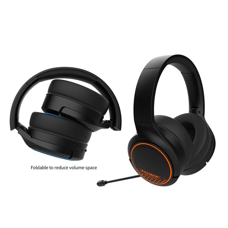 Dobe RGB Wireless Gaming Headset for PS5/PS4/Nintendo Switch/PC/Phone TP5-35110