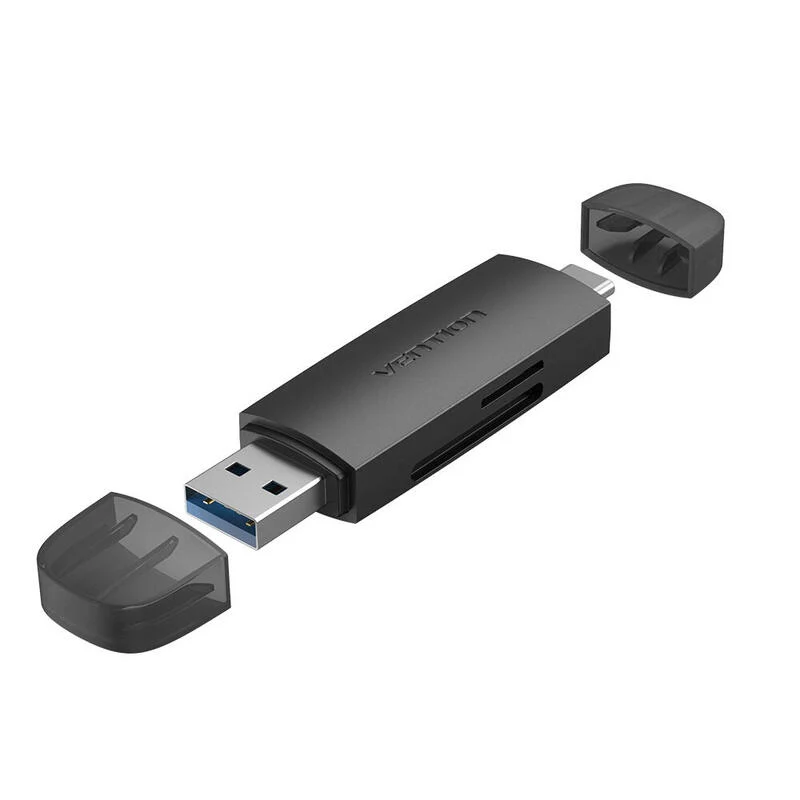 Vention 2-in-1 Type-C and USB 3.0 SD & TF Card Reader (CLKB0)