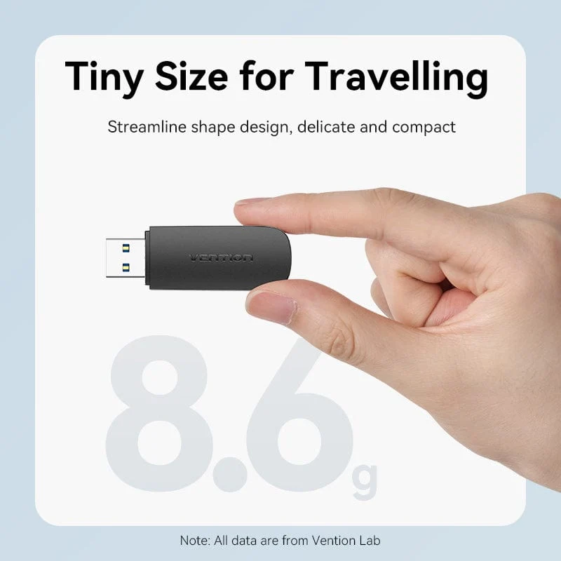 Vention 2-in-1 USB 3.0-A SD & TF Card Reader (CLGB0)