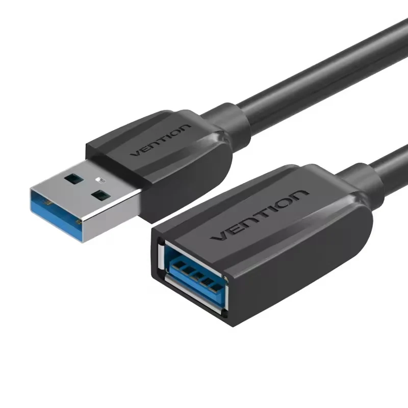 Vention USB 3.0 Extension Cable - (1M, 1.5M, 2M, 3M) (VAS-A45-B100, VAS-A45-B150, VAS-A45-B200, VAS-A45-B300)