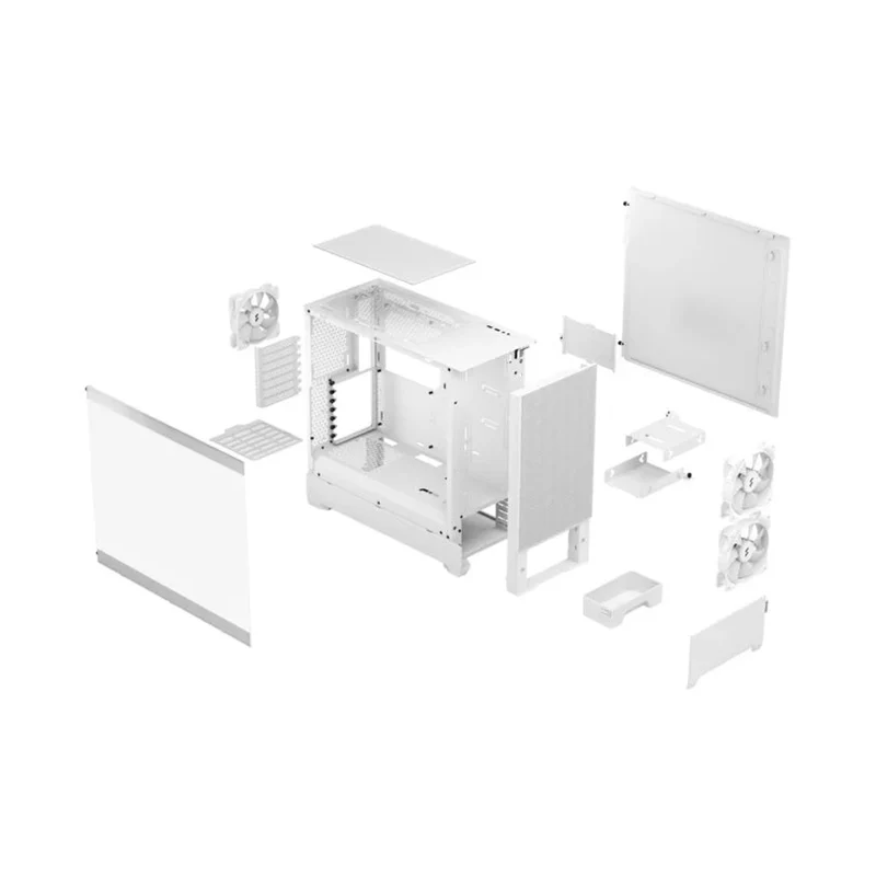 Fractal Design Pop Air Computer Case (RGB White TG Clear Tint, RGB Cyan Core TG Clear Tint, RGB Magenta Core TG Clear Tint, RGB Orange Core TG Clear Tint, RGB Black TG Clear Tint)