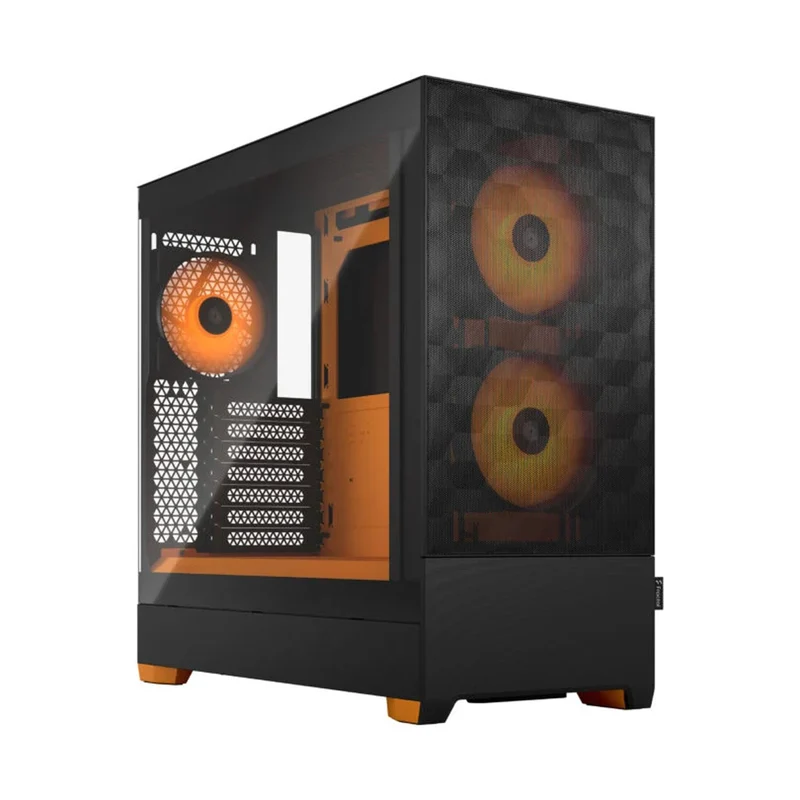 Fractal Design Pop Air Computer Case (RGB White TG Clear Tint, RGB Cyan Core TG Clear Tint, RGB Magenta Core TG Clear Tint, RGB Orange Core TG Clear Tint, RGB Black TG Clear Tint)