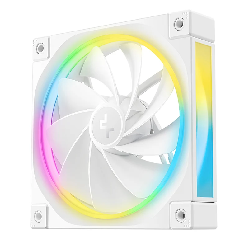 DeepCool FL12R Single 120mm Unique ARGB Fan (Black, White)