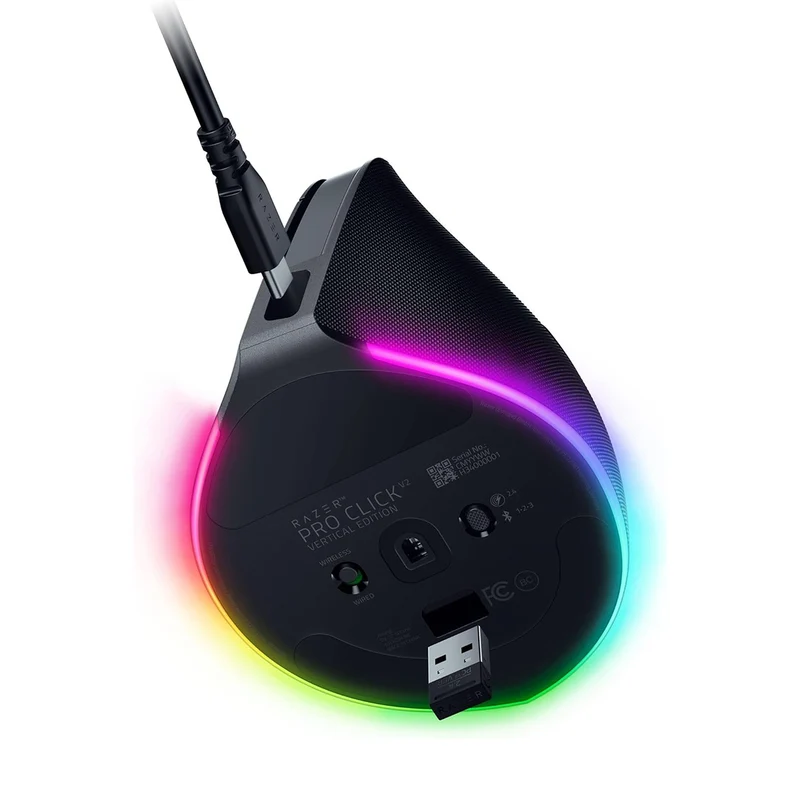 Razer Pro Click V2 Ergonomic Wireless Productivity Mouse (Vertical Edition)