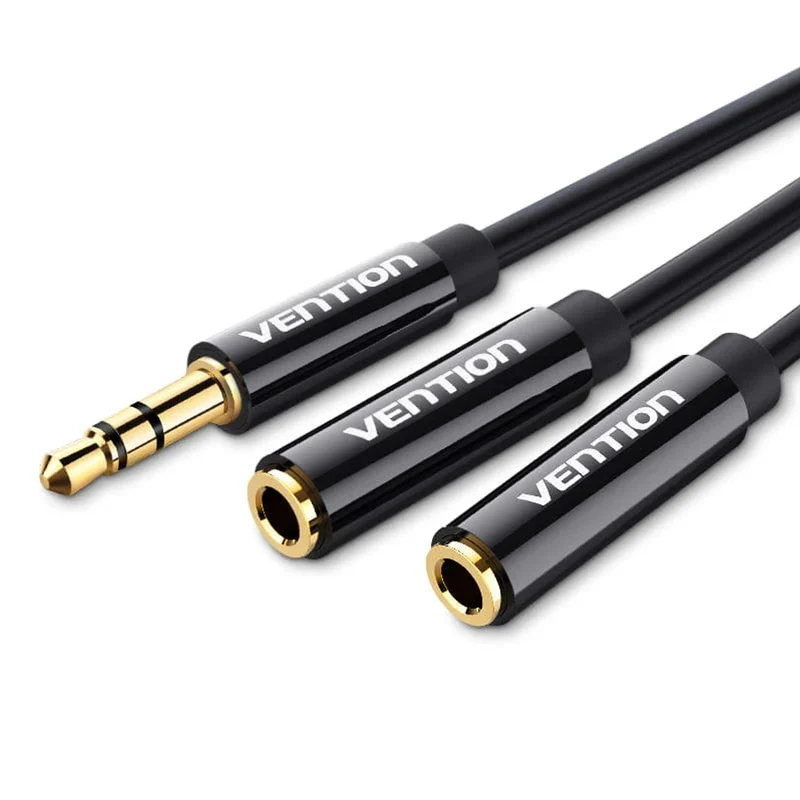 Vention 3.5mm Male to 2 x 3.5mm Female Stereo Splitter Cable (BBSBY)