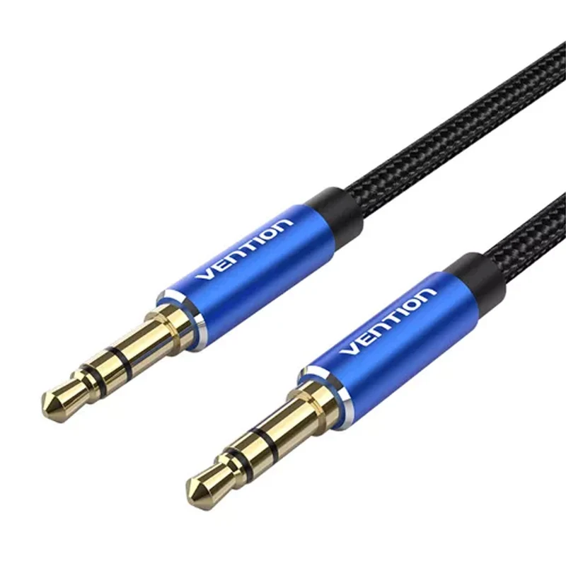 Vention 3.5mm Male to Male Audio Cable - Cotton Braided Aluminum Type 2M (BAWLH)