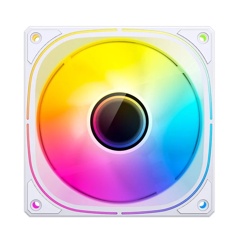Jonsbo FR-505W 120mm ARGB Infinity Mirror Series Fan (White)