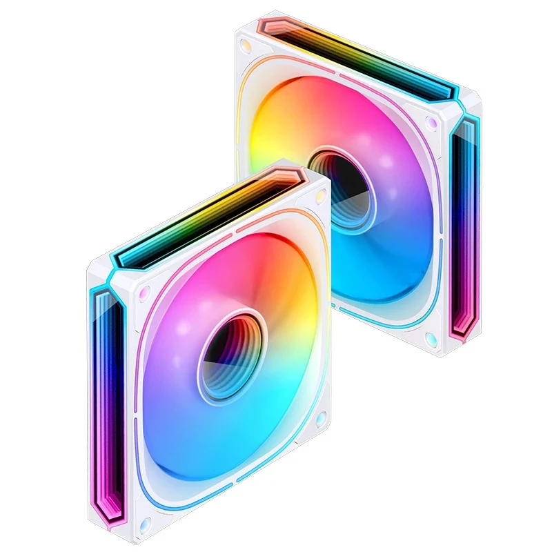 Jonsbo FR-505W 120mm ARGB Infinity Mirror Series Fan (White)