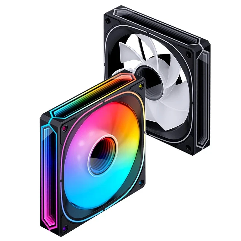Jonsbo FR-505BR 120mm ARGB Infinity Mirror Series Reverse Fan (Black)
