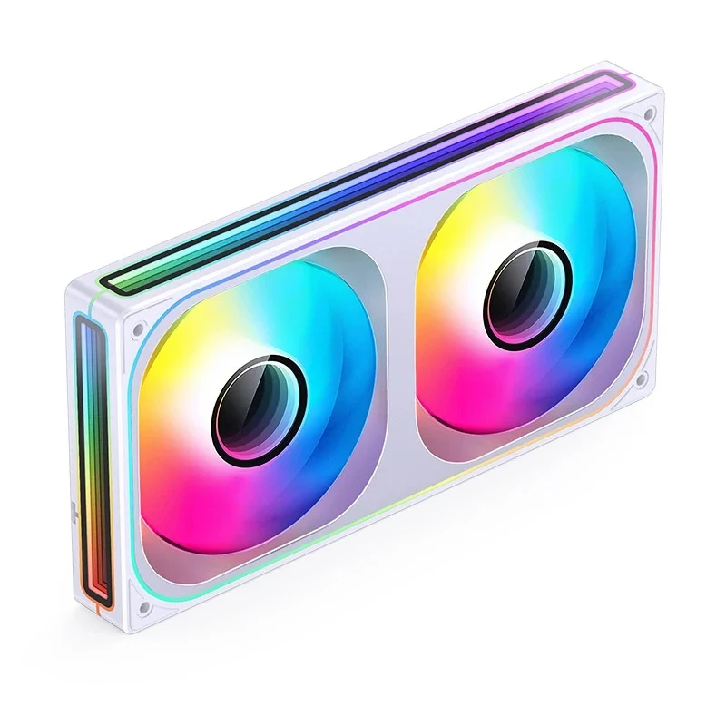 Jonsbo ZB-240WR 240mm ARGB Infinity Mirror Series Reverse Fan (White)