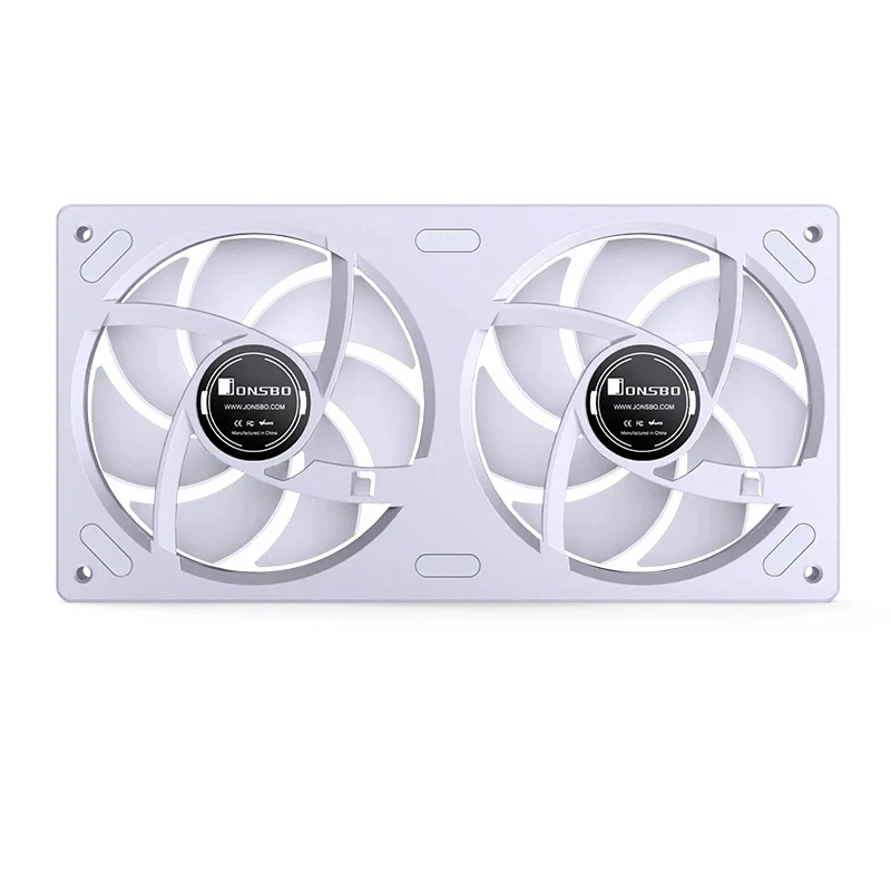 Jonsbo ZB-240WR 240mm ARGB Infinity Mirror Series Reverse Fan (White)
