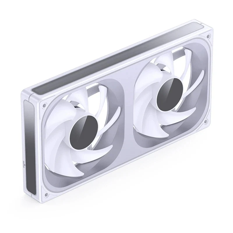 Jonsbo ZB-240WR 240mm ARGB Infinity Mirror Series Reverse Fan (White)