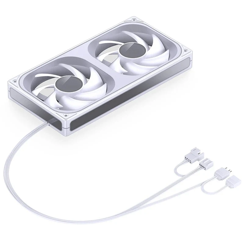 Jonsbo ZB-240WR 240mm ARGB Infinity Mirror Series Reverse Fan (White)