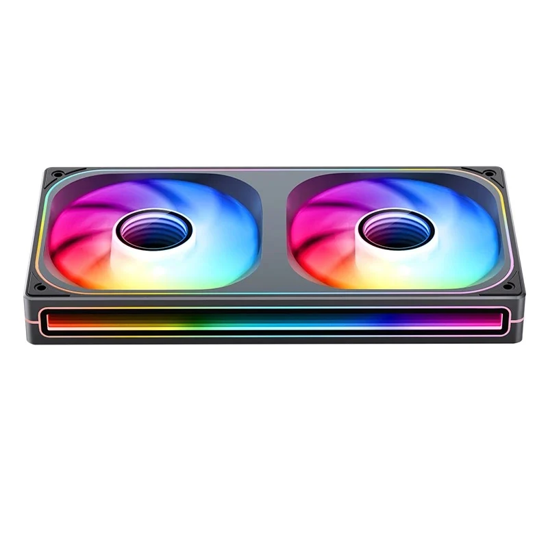Jonsbo ZB-240BR 240mm ARGB Infinity Mirror Series Reverse Fan (Black)