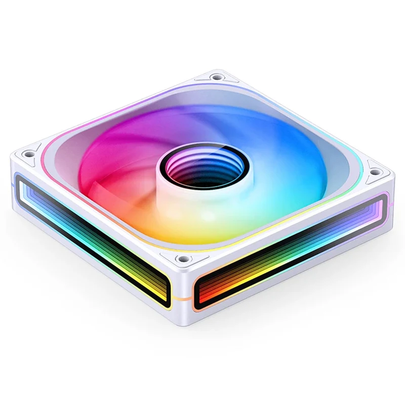 Jonsbo ZB-120W 120mm ARGB Infinity Mirror Series Fan (White)