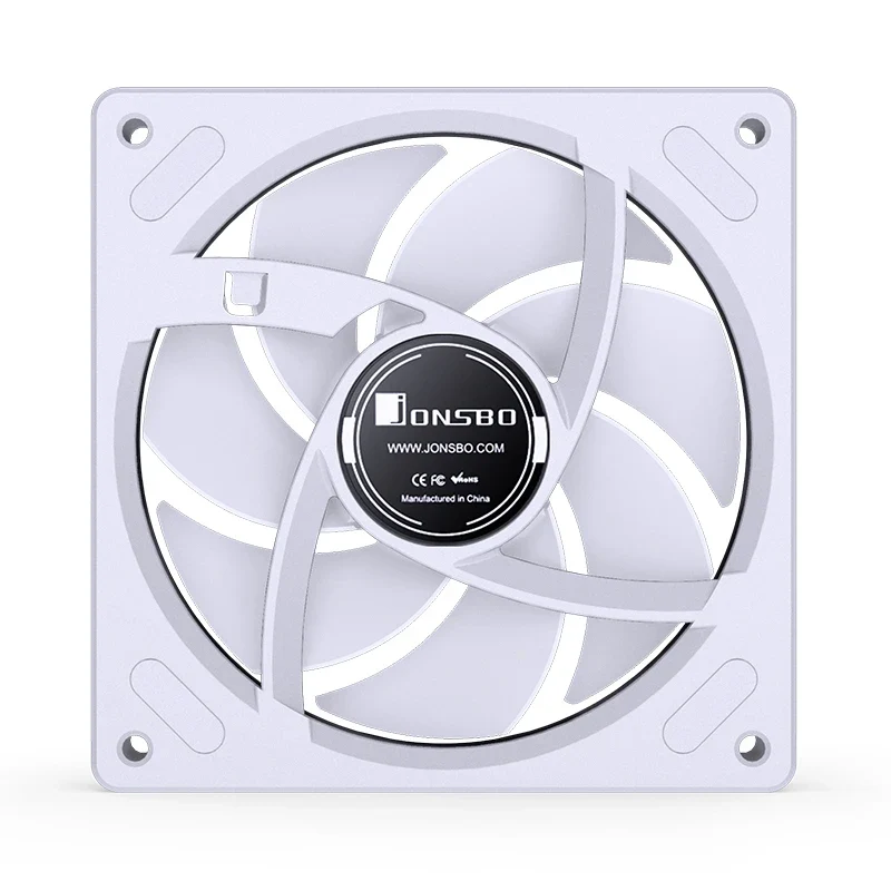 Jonsbo ZB-120W 120mm ARGB Infinity Mirror Series Fan (White)