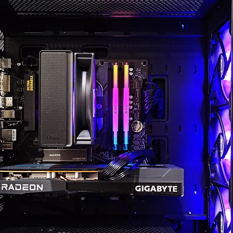 Alpha Gamma C50 Black Desktop Gaming PC | AMD Ryzen 5 5600G | 16GB RAM | 500GB SSD | RX 6600 | Windows 11 Pro