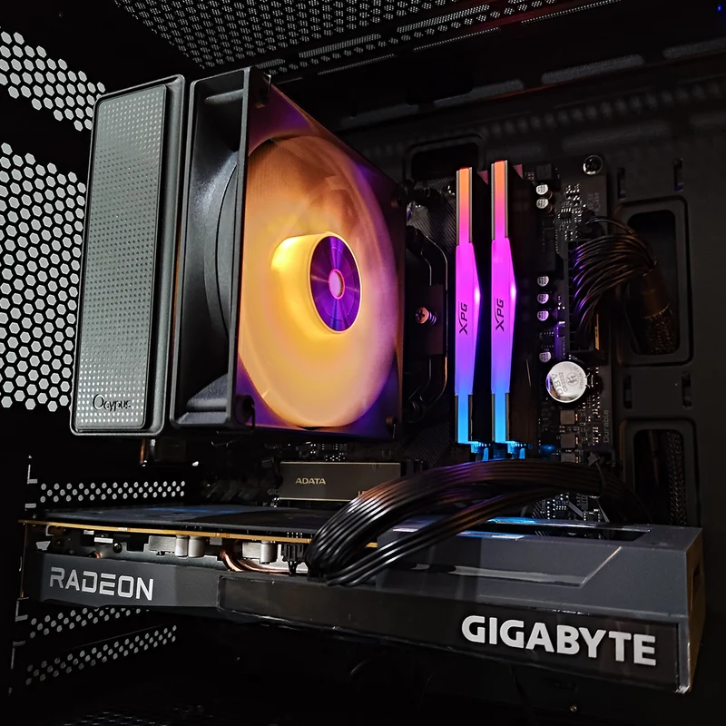 Alpha Gamma C50 Black Desktop Gaming PC | AMD Ryzen 5 5600G | 16GB RAM | 500GB SSD | RX 6600 | Windows 11 Pro